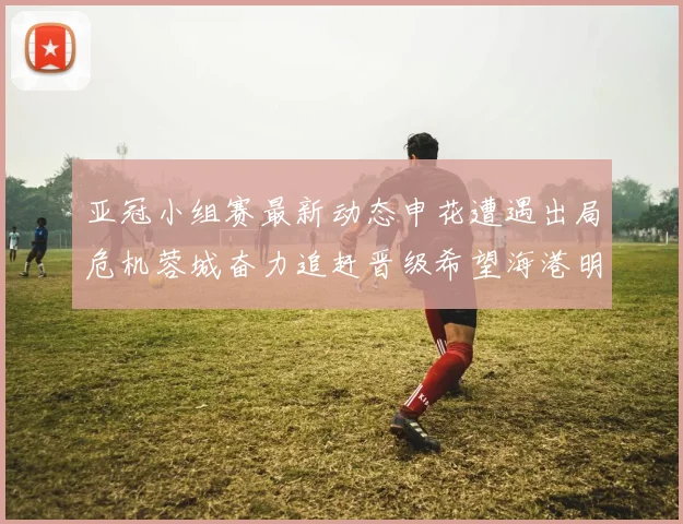 亚冠小组赛最新动态申花遭遇出局危机蓉城奋力追赶晋级希望海港明日迎战挑战