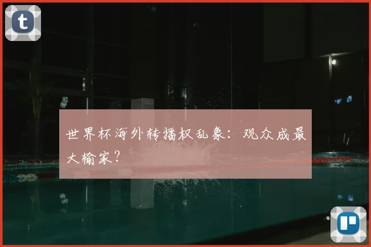 世界杯海外转播权乱象：观众成最大输家？